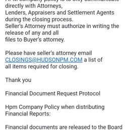 Owner needs to pay for closing