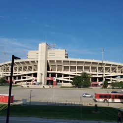 Eric Gordon's Greek's Pizzeria - Indiana University Memorial Stadium just right across the street