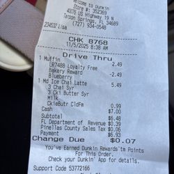 Dunkin' - Chai Latte