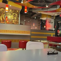 All About Burger - Inside view from table looking towards the entrance