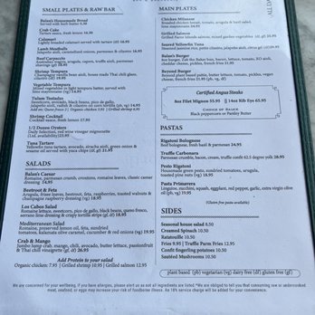 Balan's - Menu - Cocktail Bars Near Me - Miami, Florida