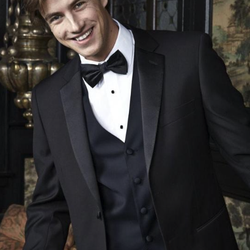 Carol Bridal Shop - Barcelona Black Tuxedo Jacket Slim Fit