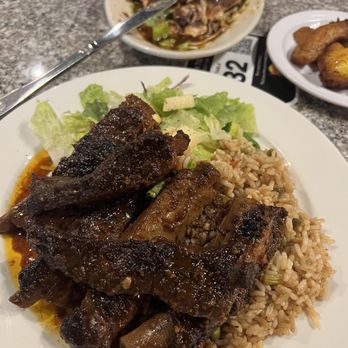 Pam's Caribbean Kitchen - Jerk Ribs Meal - Trinidadian Near Me - Seattle, Washington
