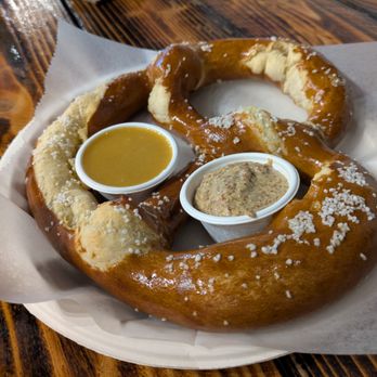 BarrieHaus Beer - Bavarian pretzel at BarrieHaus, Tampa - Breweries Near Me - Tampa, Florida