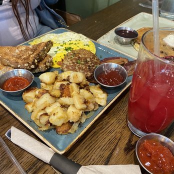 First Watch - Traditional Breakfast with a Morning Meditation beverage - Breakfast & Brunch Near Me - Orlando, Florida First Watch - Traditional Breakfast with a Morning Meditation beverage - Breakfast & Brunch Near Me - Orlando, Florida