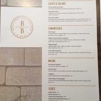 Buffalo Block Prime Steakhouse - Lunch menu - Steakhouses Near Me - Billings, Montana Buffalo Block Prime Steakhouse - Lunch menu - Steakhouses Near Me - Billings, Montana