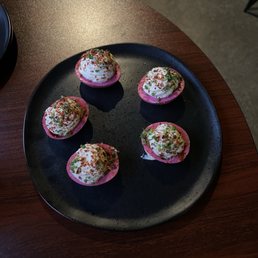 Beet Pickled Deviled Eggs Beet Pickled Deviled Eggs
