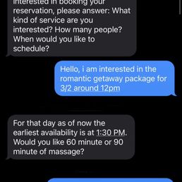 Initial conversation Initial conversation