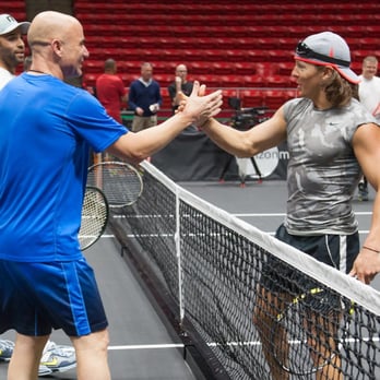 Josh Davis Tennis - Josh Davis, Andre Agassi & James Blake - Tennis Near Me