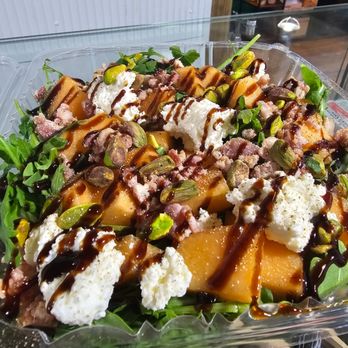 Mackenzie’s Snack Shack - Melon, basil, housemade ricotta, pistachio, balsamic, white pepper - Sandwiches Near Me - North Platte, Nebraska