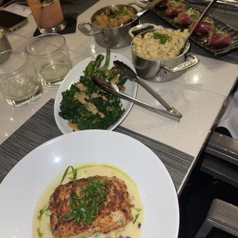 Stripsteak - Mahi Mahi Charred Broccolini Black Truffle Mac & Cheese Garlic Fried Rice - Steakhouses Near Me - Honolulu, Hawaii Stripsteak - Mahi Mahi Charred Broccolini Black Truffle Mac & Cheese Garlic Fried Rice - Steakhouses Near Me - Honolulu, Hawaii
