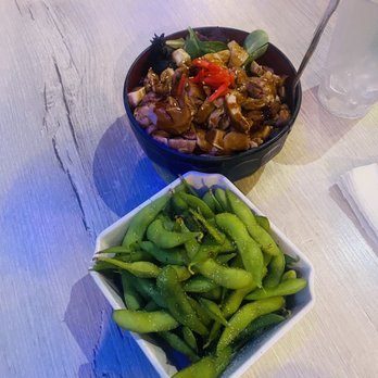 J Sushi & Ramen - Chicken Teriyaki bowl and edamame - Japanese Near Me - Pomona, California J Sushi & Ramen - Chicken Teriyaki bowl and edamame - Japanese Near Me - Pomona, California