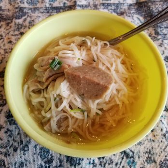 Viet Noodles Xpress - Pho w/ sliced beef and meatballs. It needs Thai basil. It also comes with more broth than shown here! - Vietnamese Near Me - Modesto, California Viet Noodles Xpress - Pho w/ sliced beef and meatballs. It needs Thai basil. It also comes with more broth than shown here! - Vietnamese Near Me - Modesto, California