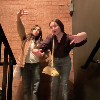 Tempe Improv - us on the super cute stairway - Comedy Clubs Near Me - Tempe, Arizona