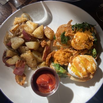 STIRR - Shrimp Benedict - Cocktail Bars Near Me - Dallas, Texas STIRR - Shrimp Benedict - Cocktail Bars Near Me - Dallas, Texas