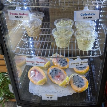 Humu Deli & Juice - Extras! Fresh fruit, coleslaw, potato salad, pasta salad - Delis Near Me - Honolulu, Hawaii Humu Deli & Juice - Extras! Fresh fruit, coleslaw, potato salad, pasta salad - Delis Near Me - Honolulu, Hawaii