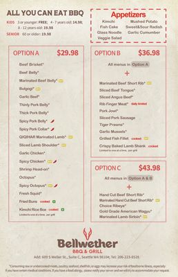 Menu photo 3 Bellwether BBQ&Grill Seattle, WA Menu photo 3 Bellwether BBQ&Grill Seattle, WA