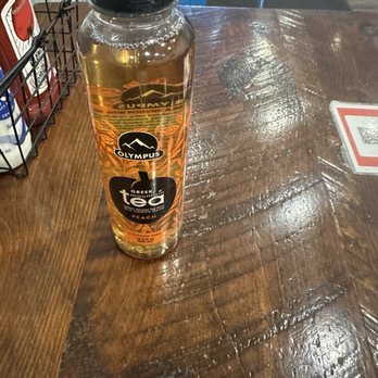 Moustaki Authentic Gyros - Greek Mountain Iced Tea Peach - Greek Near Me - Philadelphia, Pennsylvania