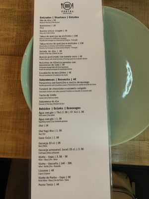 Menu photo 2 Porta4 Porto, 13 Menu photo 2 Porta4 Porto, 13