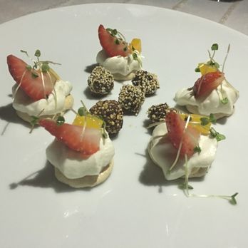 Kin Toh - Dessert, compliments of the chef! Some deliciously refreshing light meringue with strawberry and micro greens! - Yucatan Near Me - Tulum, ROO Kin Toh - Dessert, compliments of the chef! Some deliciously refreshing light meringue with strawberry and micro greens! - Yucatan Near Me - Tulum, ROO