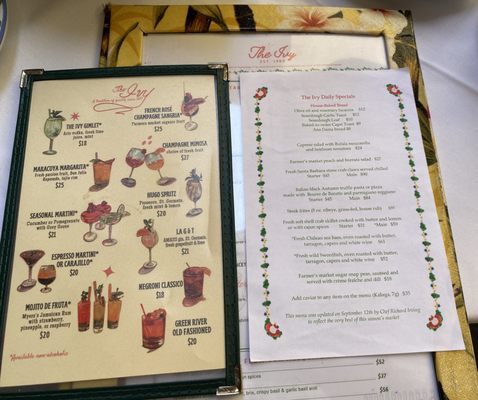 Menu photo 4 The Ivy Los Angeles, CA Menu photo 4 The Ivy Los Angeles, CA