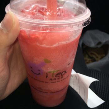 i-Tea - 5 out of 5 stars! Strawberry slush with strawberry bits. - Bubble Tea Near Me - San Jose, California i-Tea - 5 out of 5 stars! Strawberry slush with strawberry bits. - Bubble Tea Near Me - San Jose, California