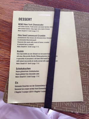 Menu photo 6 Neni Berlin Berlin, BE Menu photo 6 Neni Berlin Berlin, BE