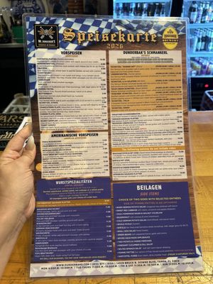 Menu photo 1 Mr. Dunderbak's Tampa, FL Menu photo 1 Mr. Dunderbak's Tampa, FL