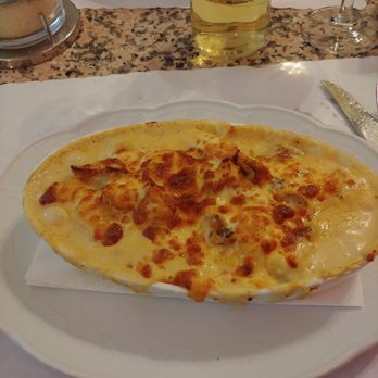 Pizza & Pasta Spaghetti - Gnocchi with chicken and mushroom in a cream sauce - Pizza Near Me - Salzburg, 5 Pizza & Pasta Spaghetti - Gnocchi with chicken and mushroom in a cream sauce - Pizza Near Me - Salzburg, 5