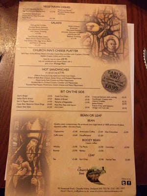 Menu photo 1 Church Inn Cheadle, XGM