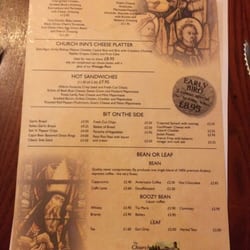 Church Inn - A la carte menu 2