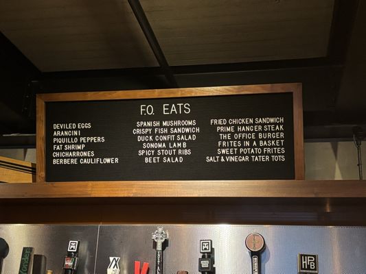 Menu photo 4 Father's Office Los Angeles, CA