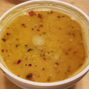 Bollywood Cafe - Dal tarka, made vegan w/o butter ($10). Bland and under-seasoned. Hate that they put takeout in Styrofoam, which seeps into the food. - Indian Near Me - Studio City, California Bollywood Cafe - Dal tarka, made vegan w/o butter ($10). Bland and under-seasoned. Hate that they put takeout in Styrofoam, which seeps into the food. - Indian Near Me - Studio City, California