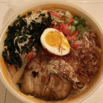 Raijin Ramen - spicy Tonkotsu before broth 11/20/21 - Ramen Near Me - Tucson, Arizona Raijin Ramen - spicy Tonkotsu before broth 11/20/21 - Ramen Near Me - Tucson, Arizona