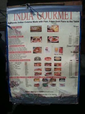Menu photo 2 India Gourmet Palo Alto, CA Menu photo 2 India Gourmet Palo Alto, CA