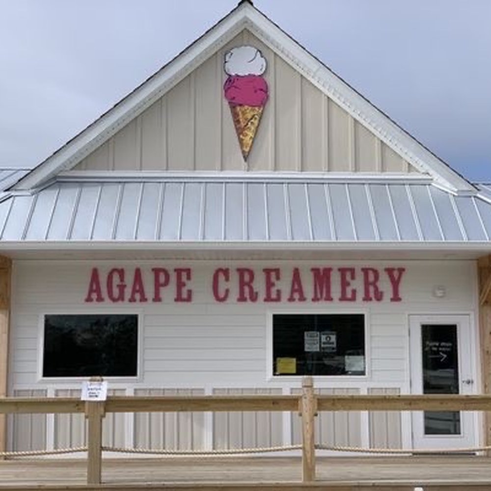 Agape Creamery (great ice cream)