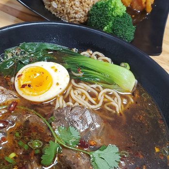 Chef June's Dumplings - Szcechuan beef noodle soup and Generap's chicken lunch combo - Dim Sum Near Me - Westmont, Illinois Chef June's Dumplings - Szcechuan beef noodle soup and Generap's chicken lunch combo - Dim Sum Near Me - Westmont, Illinois