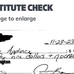 Ace Appliance Sales & Service - Proof they "serviced"