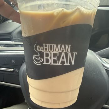 The Human Bean - Iced Caramel Latte - Coffee & Tea Near Me - Winter Springs, Florida