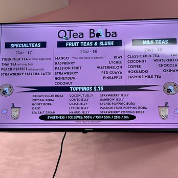 QTea Boba - Bubble Tea Near Me - SACRAMENTO, California