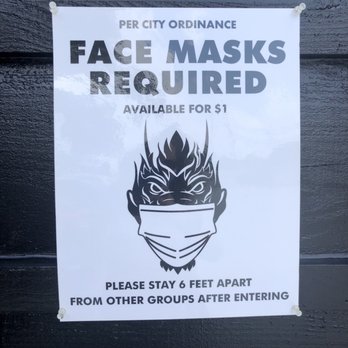 Fire Maker Brewing - Masks required sign - Breweries Near Me - Atlanta, Georgia Fire Maker Brewing - Masks required sign - Breweries Near Me - Atlanta, Georgia