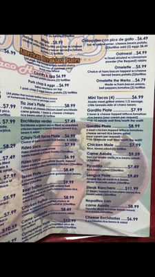 Menu photo 1 Olguitas Taco House Lytle, TX