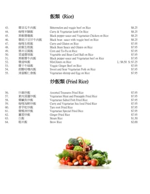 Menu photo 6 Happy Veggie House Calgary, AB