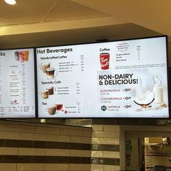 Tim Hortons - Drink menu