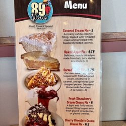 Russ' Restaurant - Dessert menu - Russ' restaurant