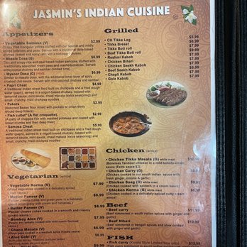 Jasmin's Indian Cuisine - menu - Indian Near Me - Houston, Texas Jasmin's Indian Cuisine - menu - Indian Near Me - Houston, Texas