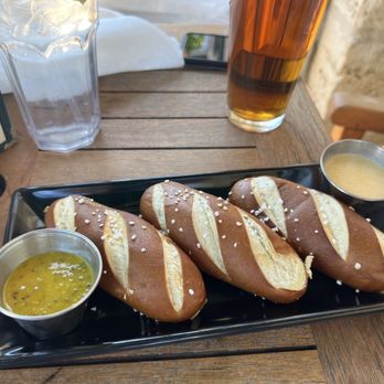 Altdorf Biergarten - Appetizer pretzel bread - German Near Me - Fredericksburg, Texas Altdorf Biergarten - Appetizer pretzel bread - German Near Me - Fredericksburg, Texas