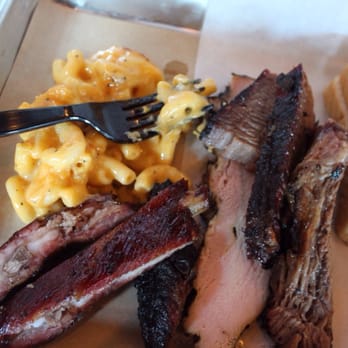 Black's Barbecue Austin - Heavenly Goodness. Cheddar Mac, brisket, turkey, pork ribs and burnt ends. - Barbeque Near Me - Austin, Texas Black's Barbecue Austin - Heavenly Goodness. Cheddar Mac, brisket, turkey, pork ribs and burnt ends. - Barbeque Near Me - Austin, Texas