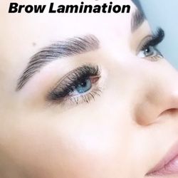 Dolled Up Studio - Brow Lamination Service $90