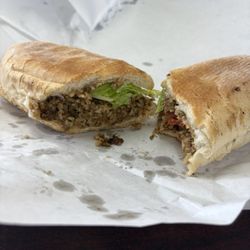 Porky's Boudin and Cajun Meats - Boudin Poboy